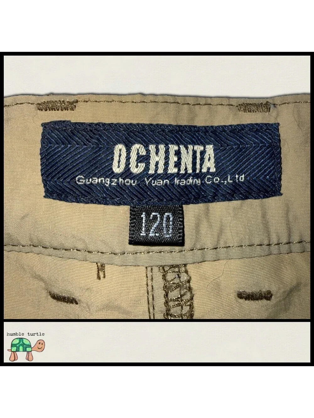 OCHENTA Boys Quick Dry Cargo Shorts | Elastic Waist | Size 5 | EUC